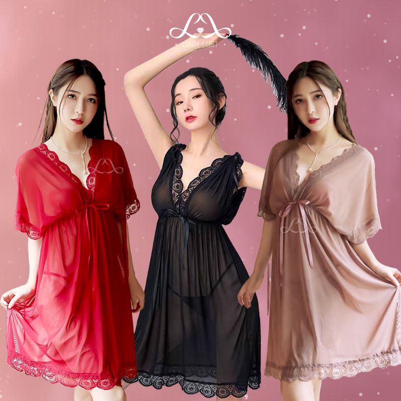 M-XXXXL Premium Lingerie Seksi untuk Dinas Malam / Lingerie Wanita JUMBO / Bisa Melar Banget / Linge