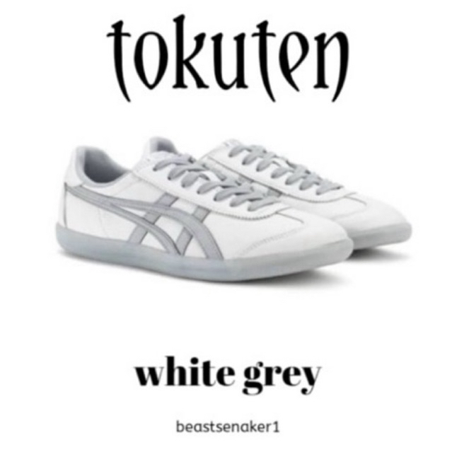 Onitsuka tiger tokuten white grey