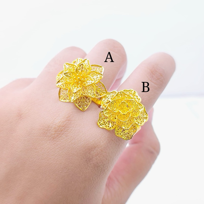 Cincin Bunga Kendari Cincin Dubai Sedang