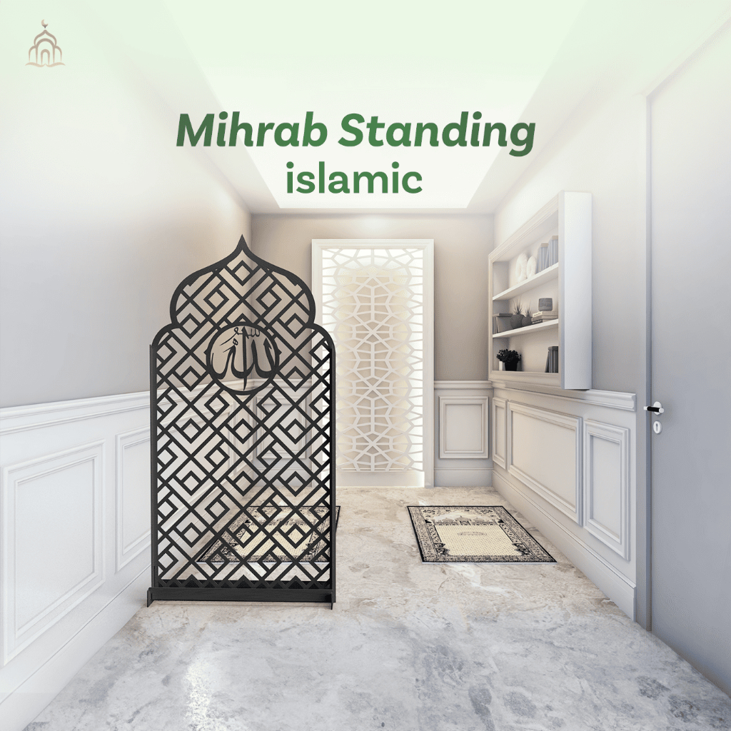 Mihrab Standing Mushola Rumah Estetik | Arah Kiblat - Sekat Mushola