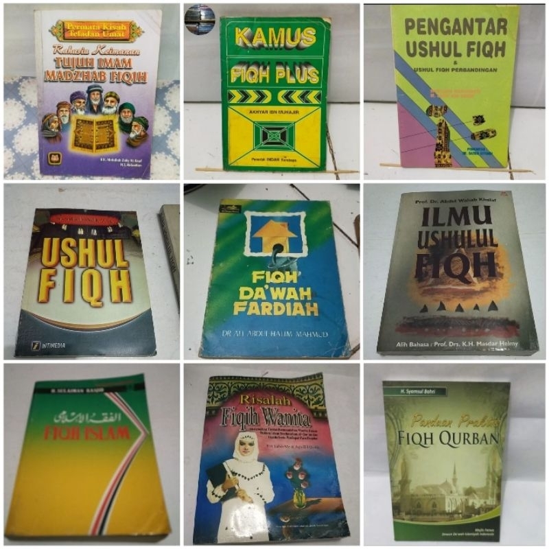 Ilmu Fiqih Safinatunnaja berikut ilmu agama / doa doa Nabi Saw / Tujuh imam madzhab fiqh/ Kamus fiqh