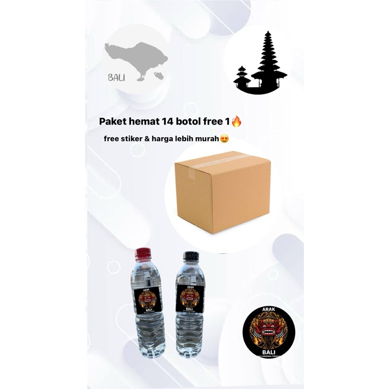 

[TERMURAH] paketan 600ml 14 free 1~jamu bali~100% menyala