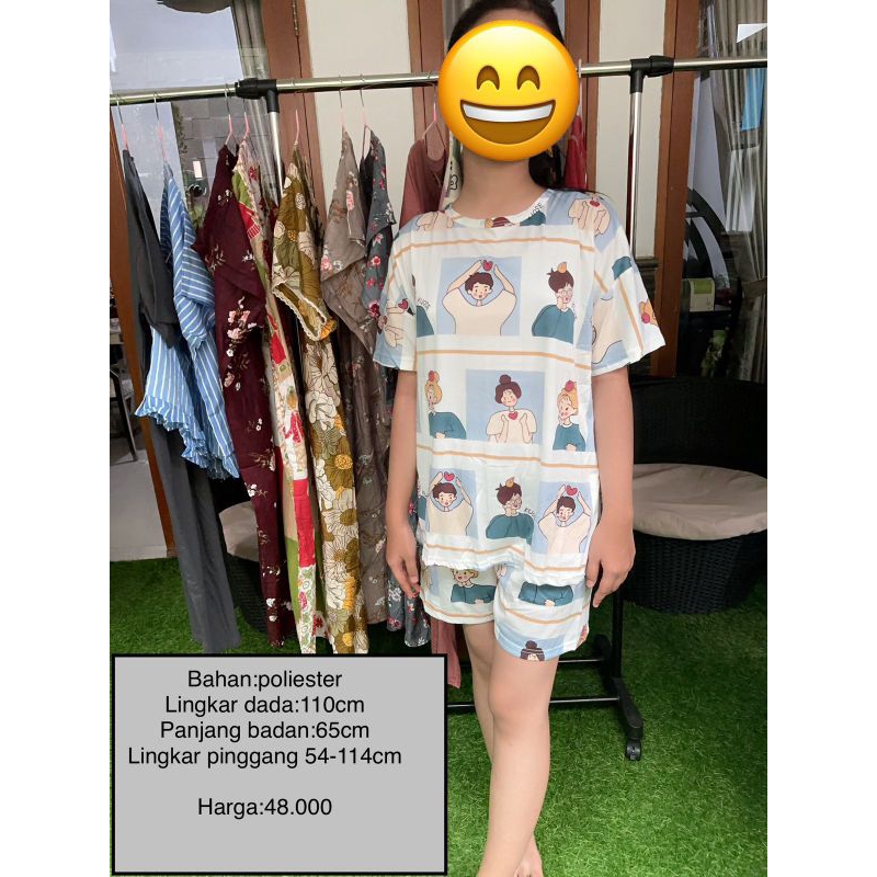 homewear baju tidur set korea