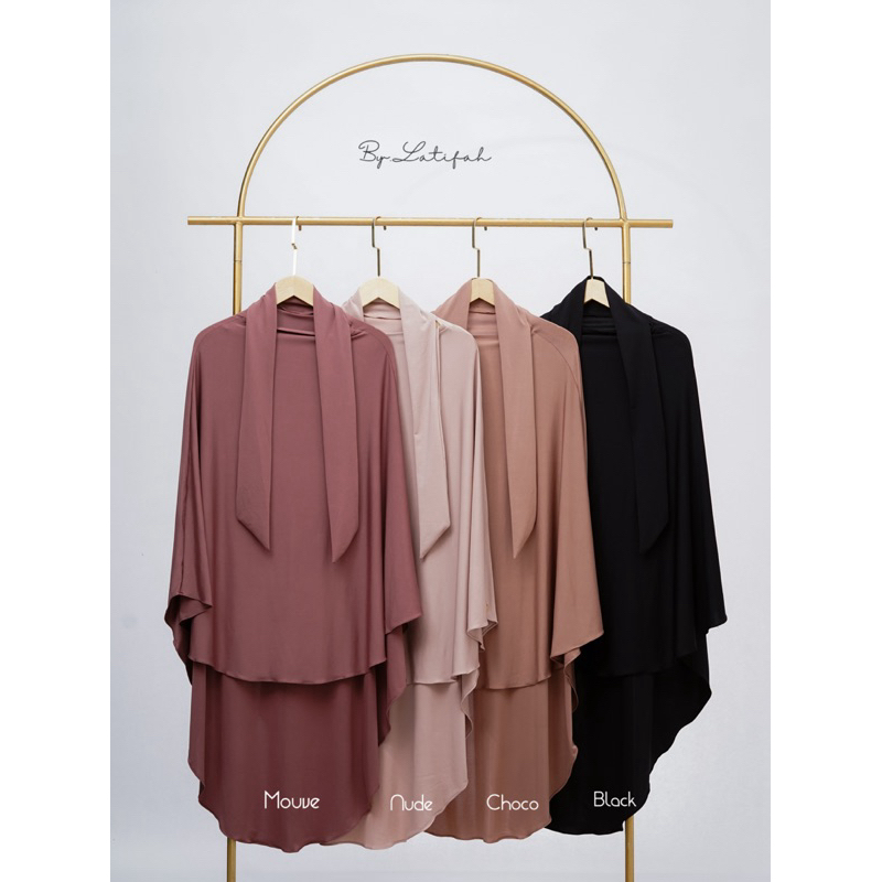 French khimar jersey jumbo premium syari by.latifah