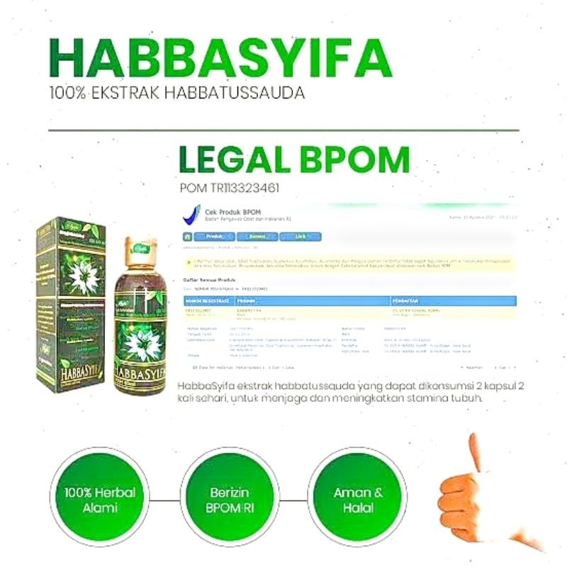 Habbasyifa 60ml Minyak Habbatussauda Curah Habbasyi Curah Black Seed Oil