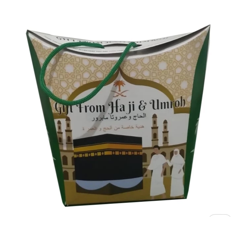 

Dus Oleh Oleh Haji dan Umroh Model Tas Jinjing dan Kabah