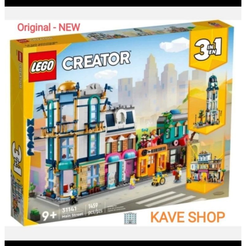 LEGO 31141 Creator : Main Street - LEGO 31131 Creator : Downtown Noodle Shop - LEGO 5891 Creator : A