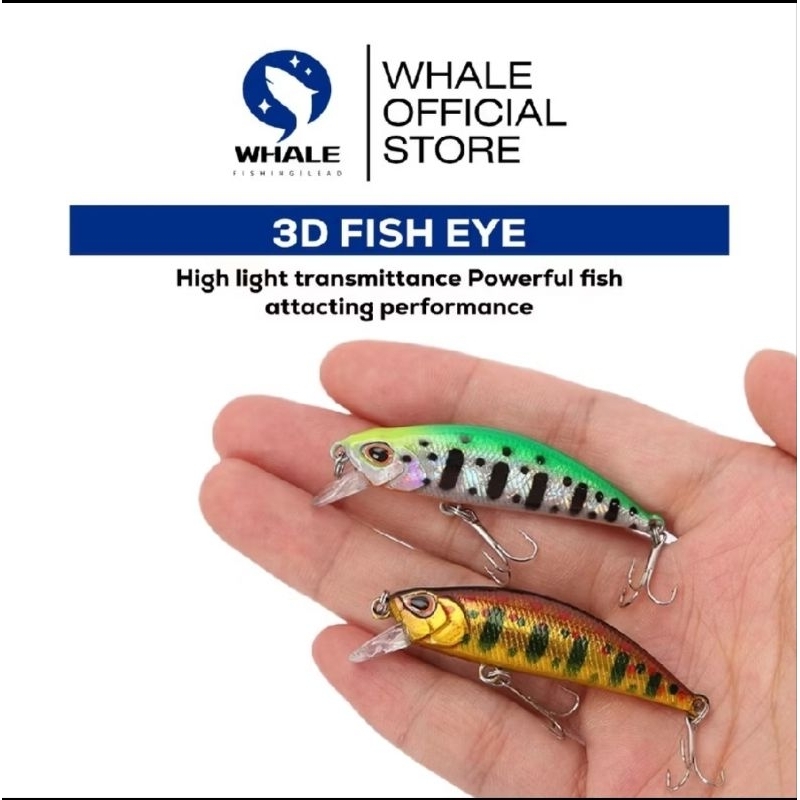 5cm/3.3g Laser Colorful Minnow Sea Fishing Lure Sinking Proberos
