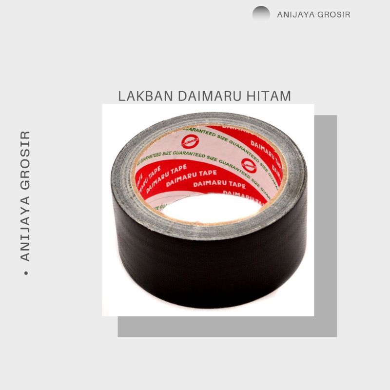 

LAKBAN JILID /LLAKBAN HITAM 11/2 INC MEREK DAIMARU