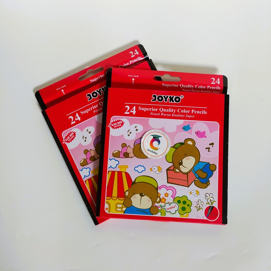 

Pensil warna JOYKO 24w Black Wood CP-2 Panjang Black Edition
