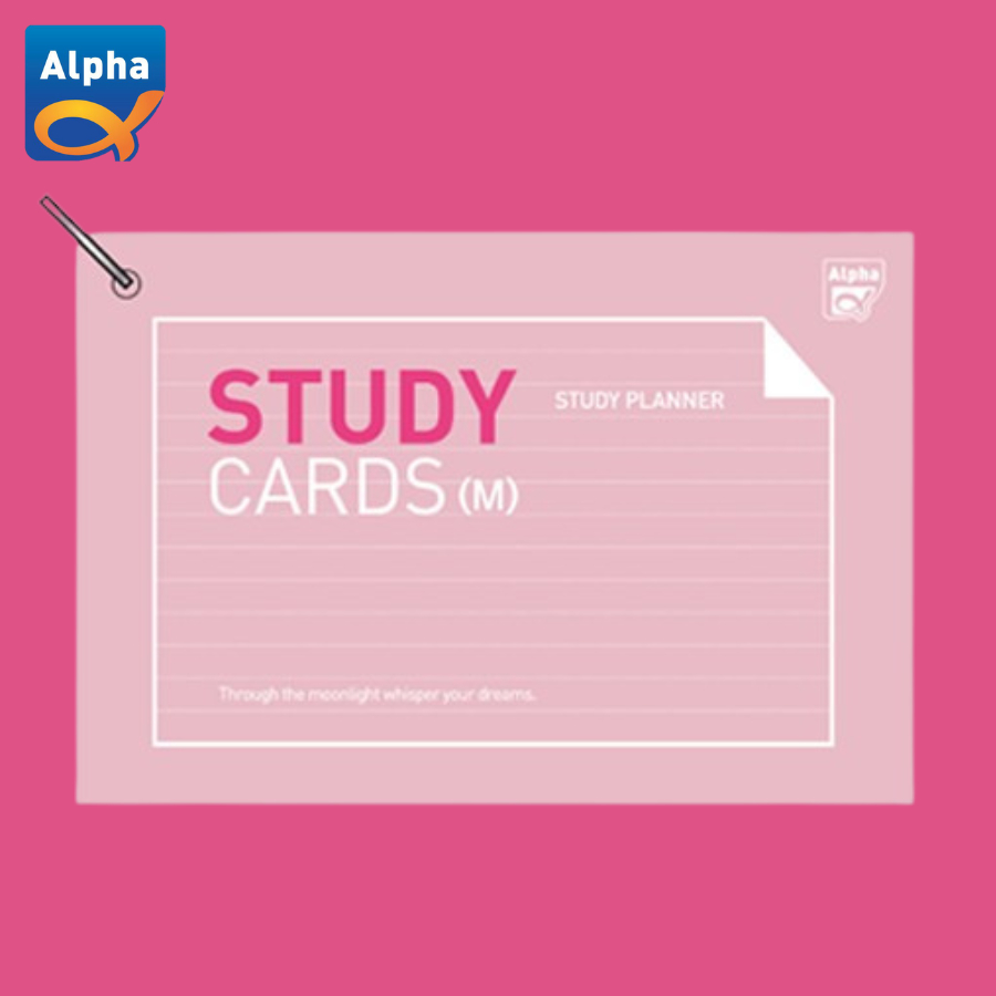 

[Alpha] Study Card (154*105mm) / Study Card Ring / 45 Lembar