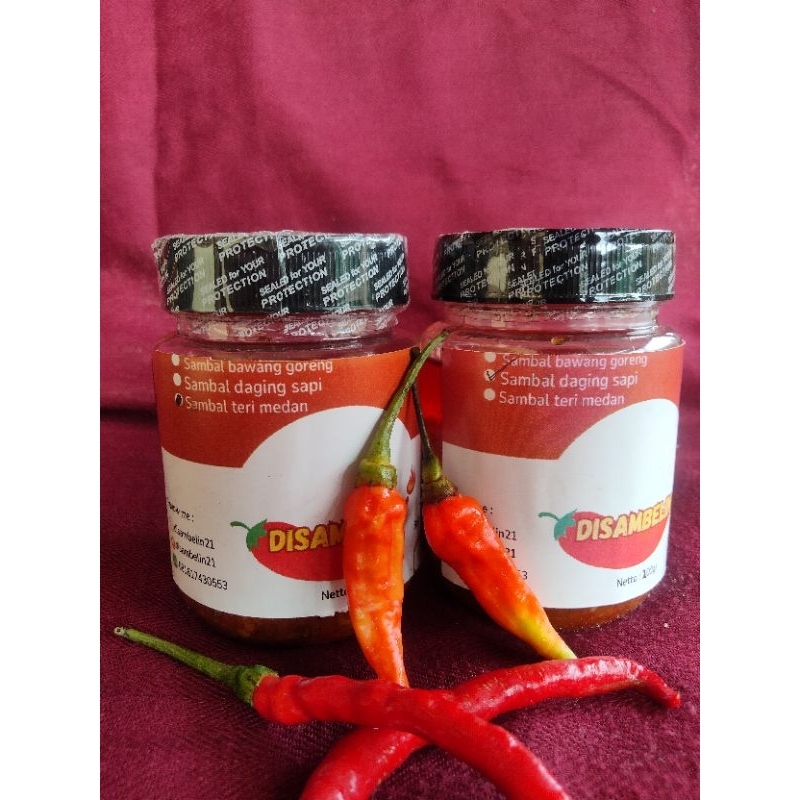 

Paket Sambal Teri Medan dan Sambal Daging Sapi