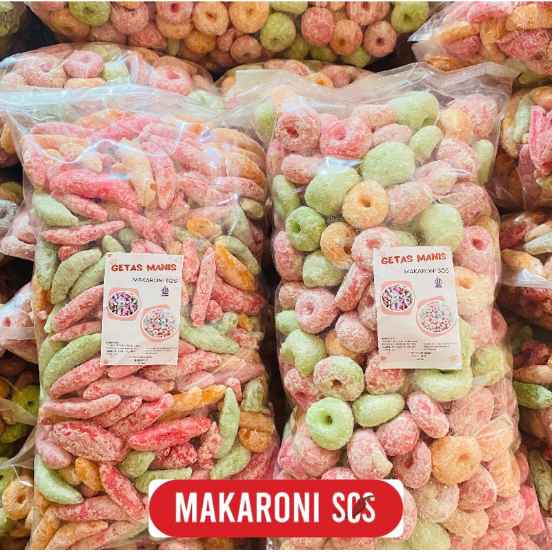 

Getas 1kg Makaroni Sos Getas Donat Lonjong Manis Legit Getas Widaran Manis