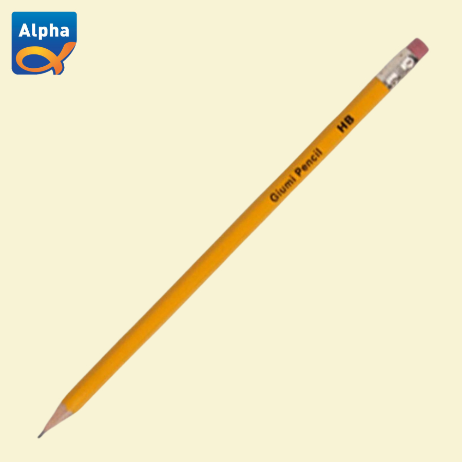 

[Alpha] Giumi Pencil HB / Pensil - 1 Pcs / [알파] 지우미연필-HB