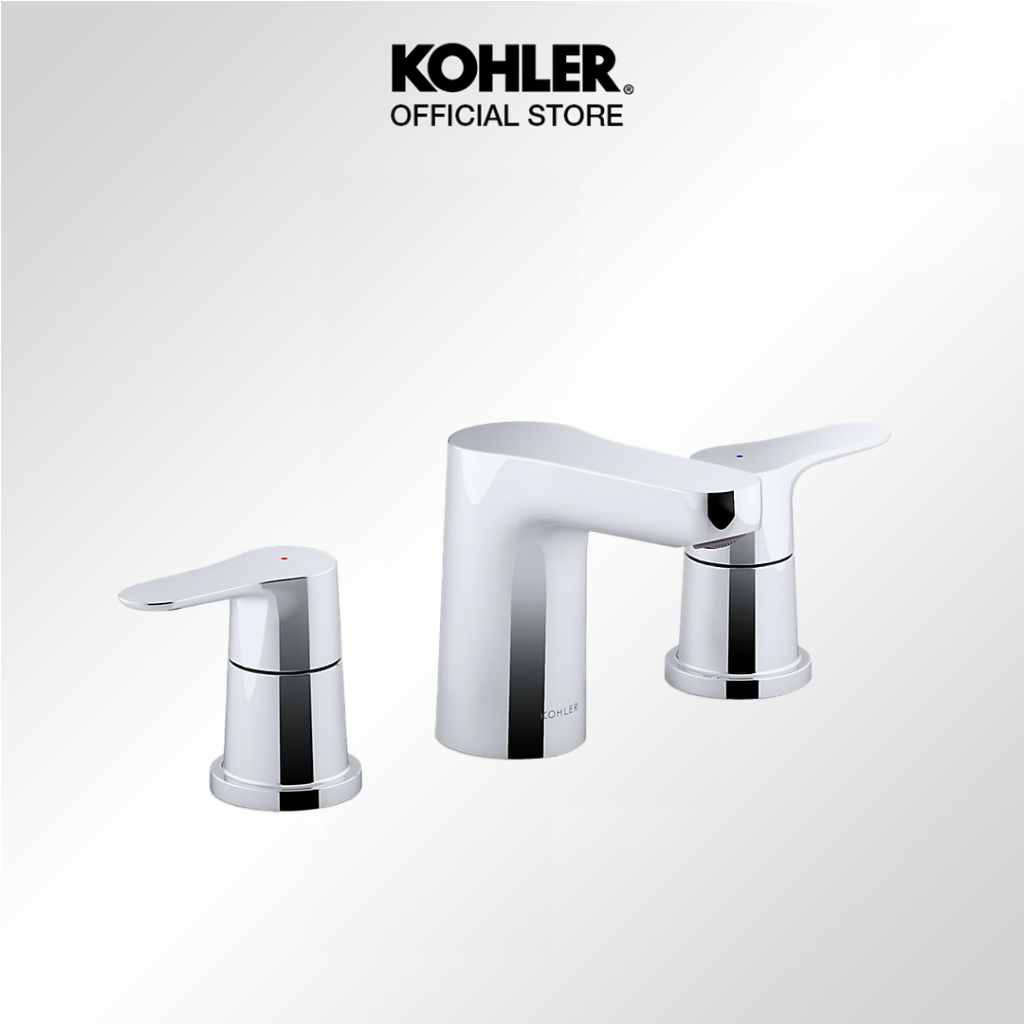 KOHLER Keran / Kran Wastafel Accliv Widespread / Lavatory Faucet K-33065T-4-CP