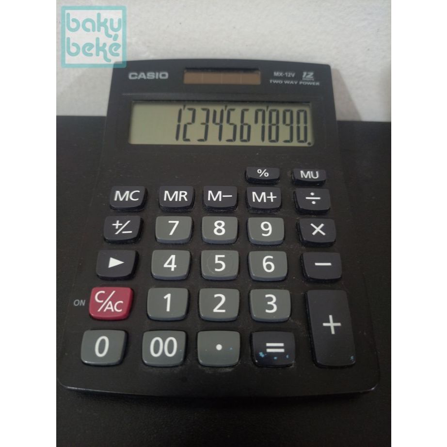 

Kalkulator Casio MX-12V Electronic Calculator