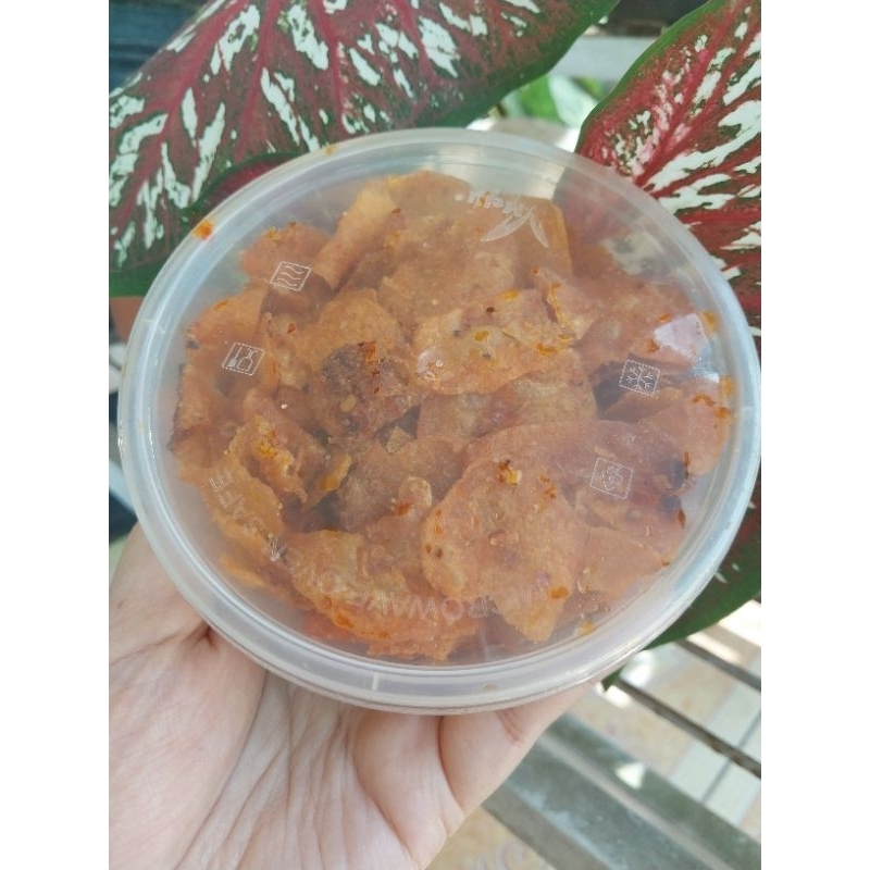 

keripik gurih pedas manis