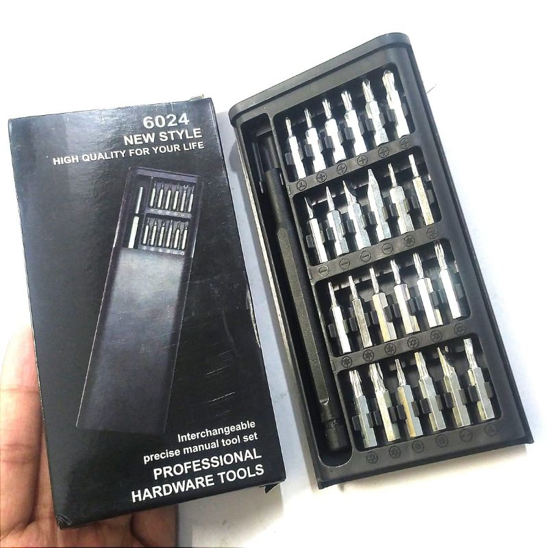 Obeng set/Obeng multifungsi/obeng set premium/obeng 24 in 1 premium/obeng multifungsi 24 in 1 set