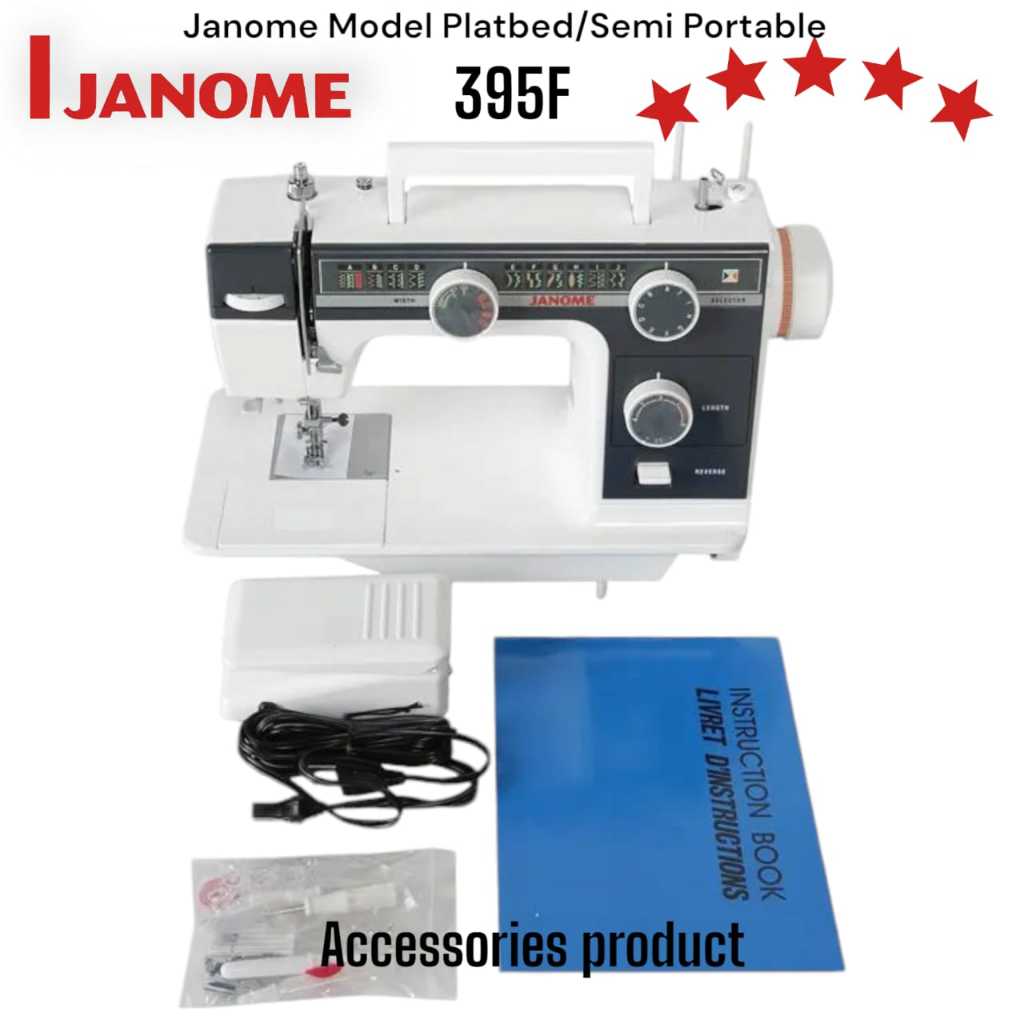 Mesin Jahit - Janome 23 Pola Jahitan - Janome model L-395F