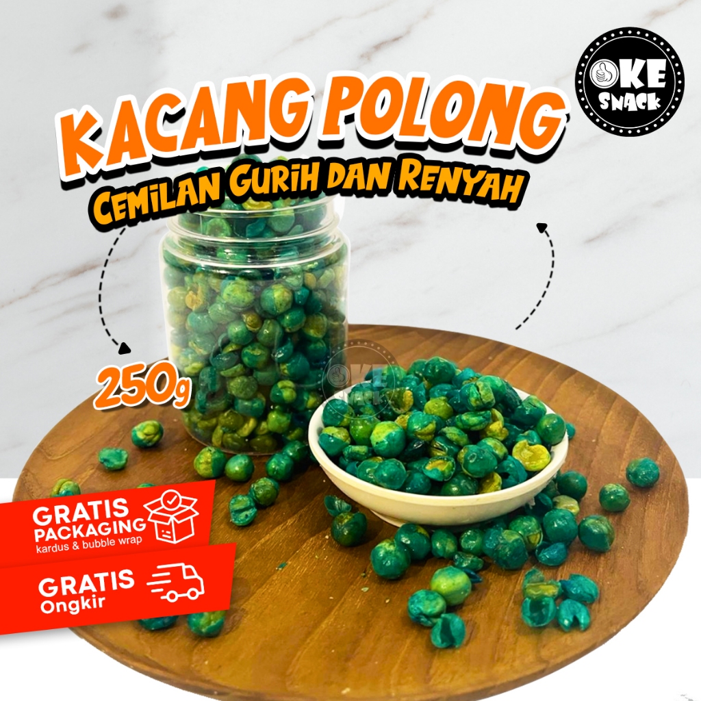 

Kacang Polong Original Gurih Asin 520gram