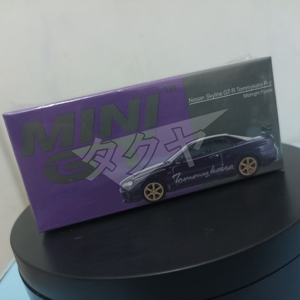 Mini GT Nissan Skyline GT R R34 Tommykaira R-z Midnight Purple