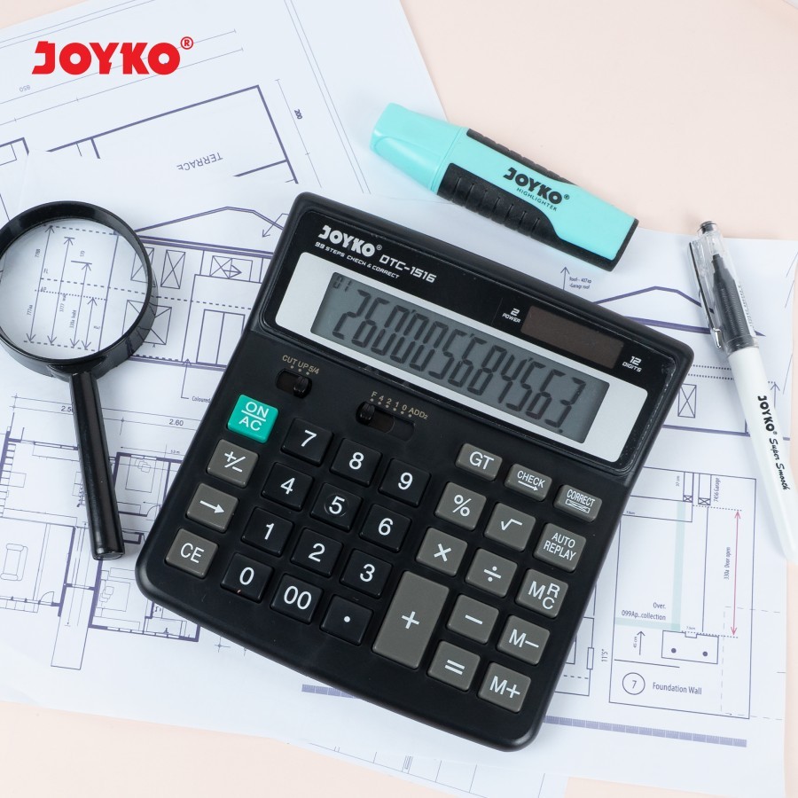 

Calculator Kalkulator Joyko DTC-1313CH 12 Digits Check Correct