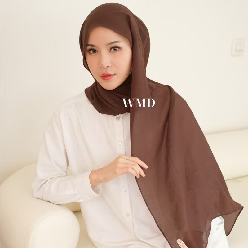 Pashmina dubai coklat pashmina dubai Coklat tua pashmina dubai coklat pramuka Pashmina Dubai Shawl /