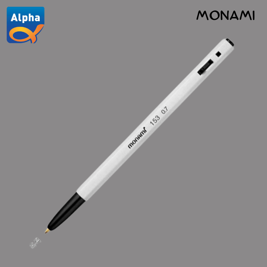 

[Monami] 153 Ballpoint Pen 0.7 mm / Oil Based Pen / Pulpen - Hitam