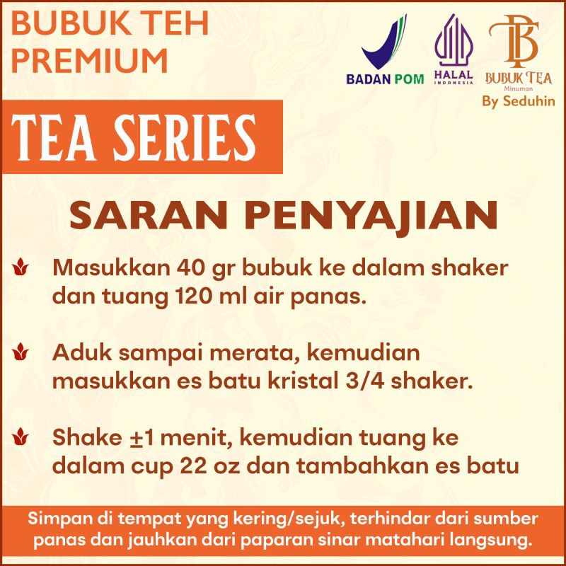 

Ay00! Bubuk Minuman Leci Teh Lychee Tea 1kg Ready-To-Drink
