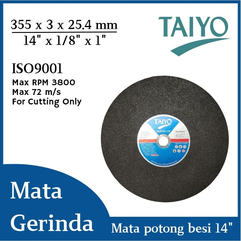 Mata Gerinda Potong Besi 14" Inch Taiyo