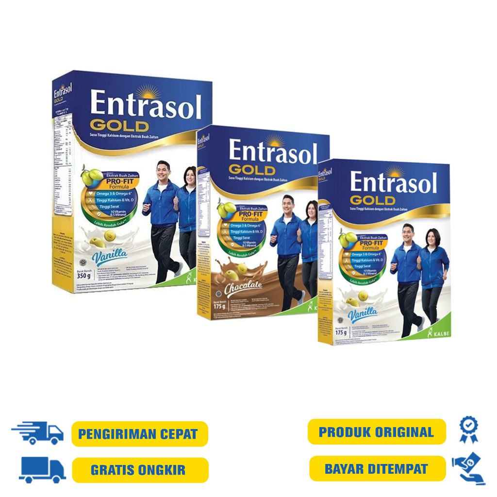 

Entrasol Gold Vanilla 185 GR | Coklat 170 GR