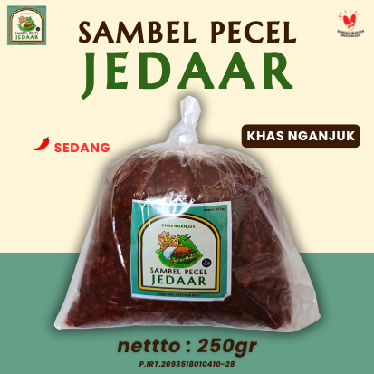 

Sambel Pecel Jedaar asli Nganjuk l Bumbu Pecel Jedaar asli Nganjuk l SEDANG - 250gr