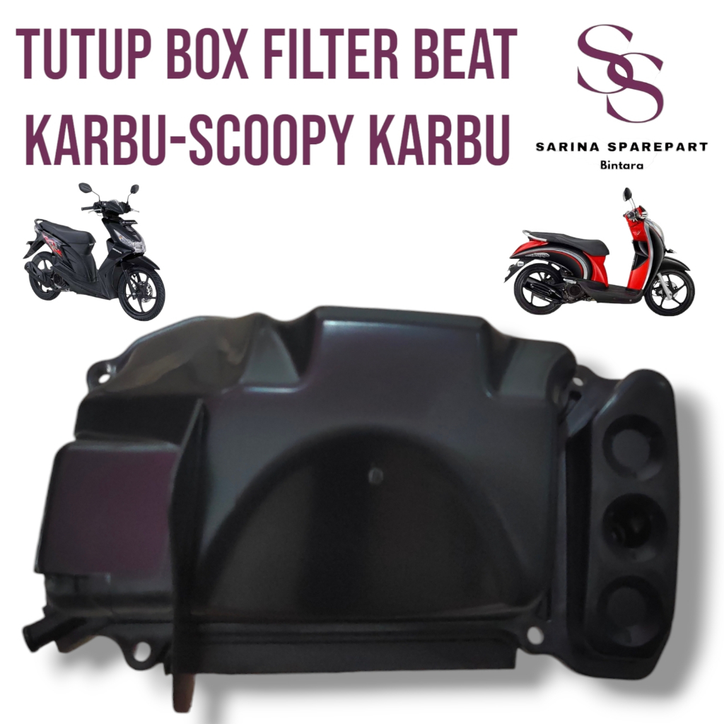 Tutup Box Filter Udara Beat Karburator Scoopy Karbu Cover Tutup Box Filter Honda Beat Karbu