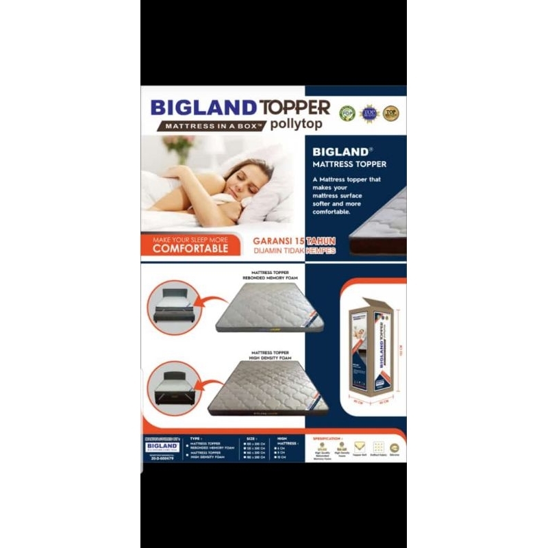 TOPPER BIGLAND 160X200