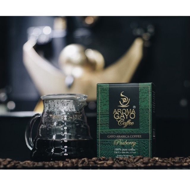 

Bubuk Kopi Arabica GAYO Peaberry 250gr - Aroma Gayo Coffee