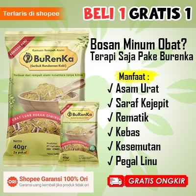 [BELI 1 GRATIS 1] Burenka Rendaman Kaki Original | Serbuk Obat Burenka Terapi Herbal Asam Urat Verti