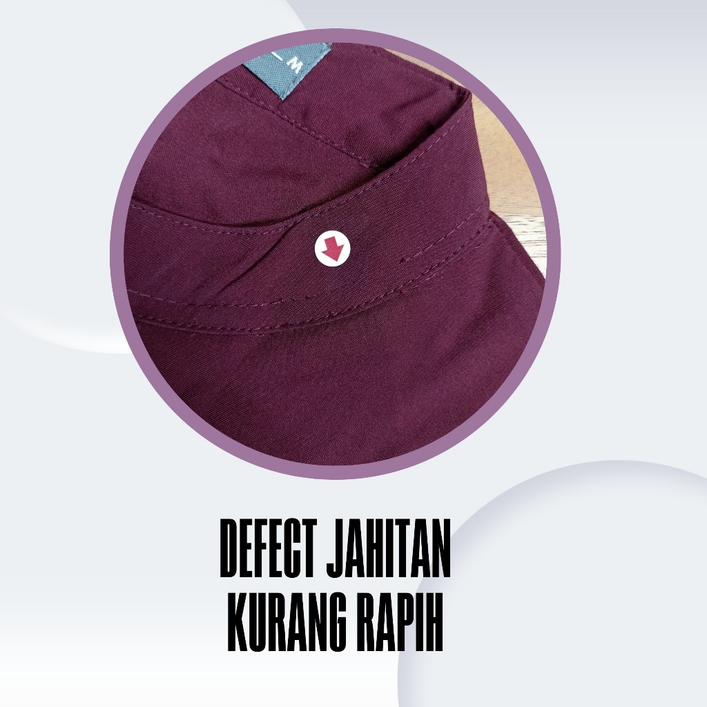 AZO1 (DEFECT SALE) BAJU OK KANCING / BAJU OK / BAJU JAGA LENGAN PANJANG / PENDEK