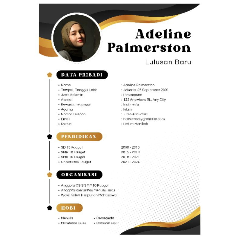 

Cetak Kertas CV untuk Lamar Pekerjaan