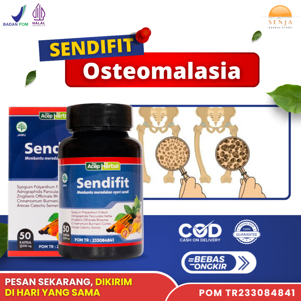 Obat Penguat Tulang & Sendi, Keropos, Lutut Berbunyi, Kaku | SENDIFIT Ahlinya masalah tulang & sendi