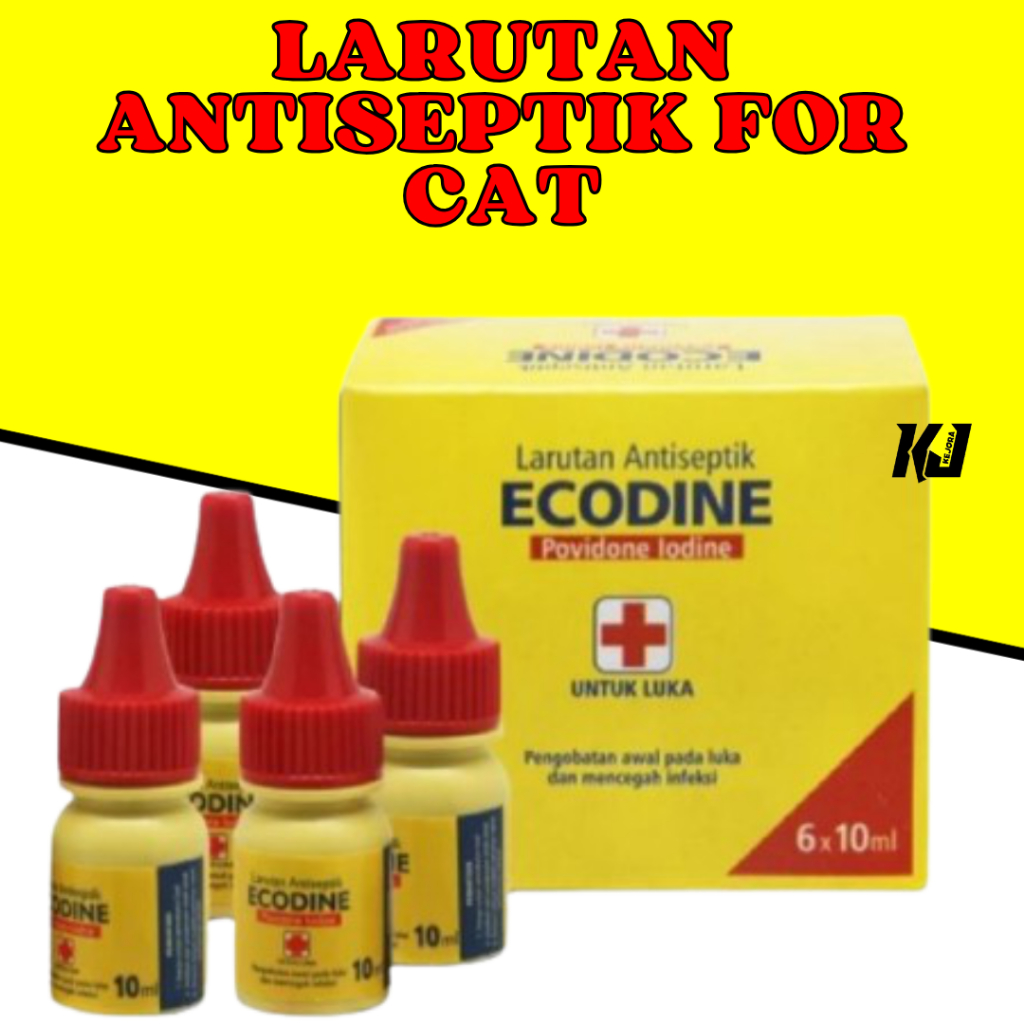 Antiseptik Obat Luka Kucing Anjing Kelinci Anti Infeksi Cepat Kering