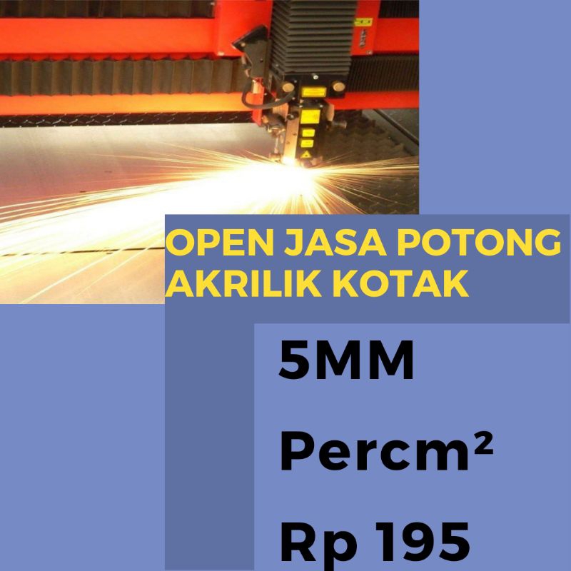 JASA POTONG AKRILIK 5MM / AKRILIK LEMBARAN 5mm /AKRILIK CUSTOM/ AKRILIK BENING / AKRILIK TRANSPARAN
