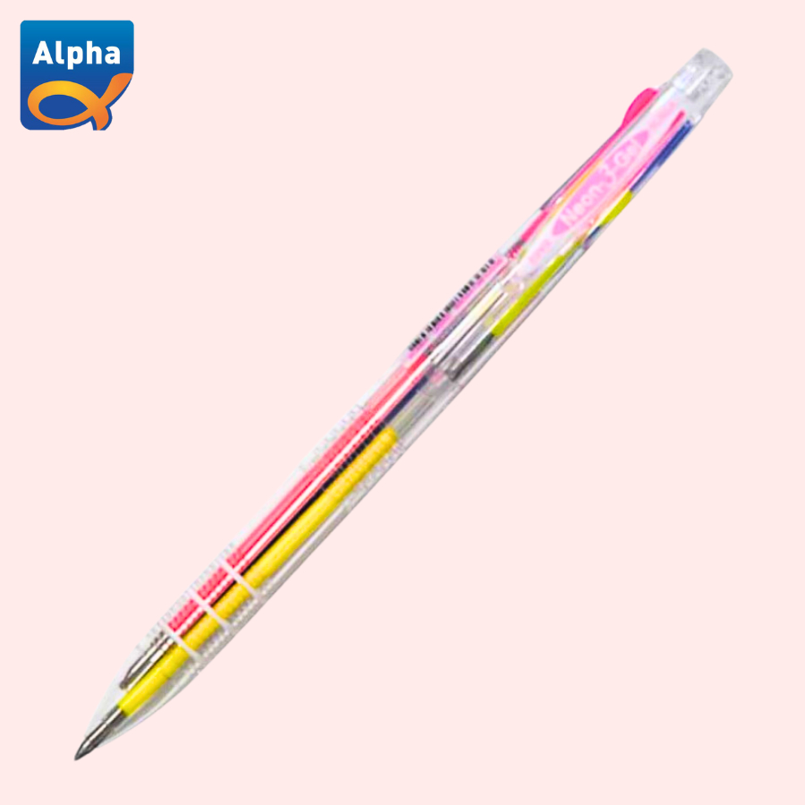 

[JAVA] Neon 3 Gel Pen 3 color (Blue Pink Yellow) / Fluorescent Color