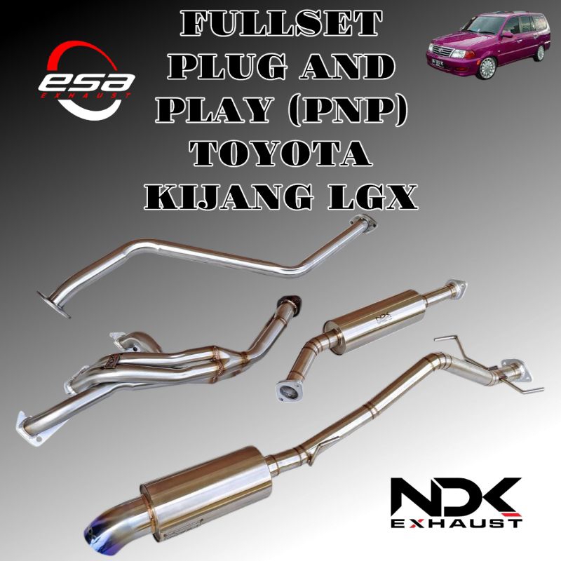 KNALPOT MOBIL FULLSYSTEM PNP TOYOTA KIJANG NDK EXHAUST KNALPOT RACING MOBIL FULLSISTEM TOYOTA KIJANG