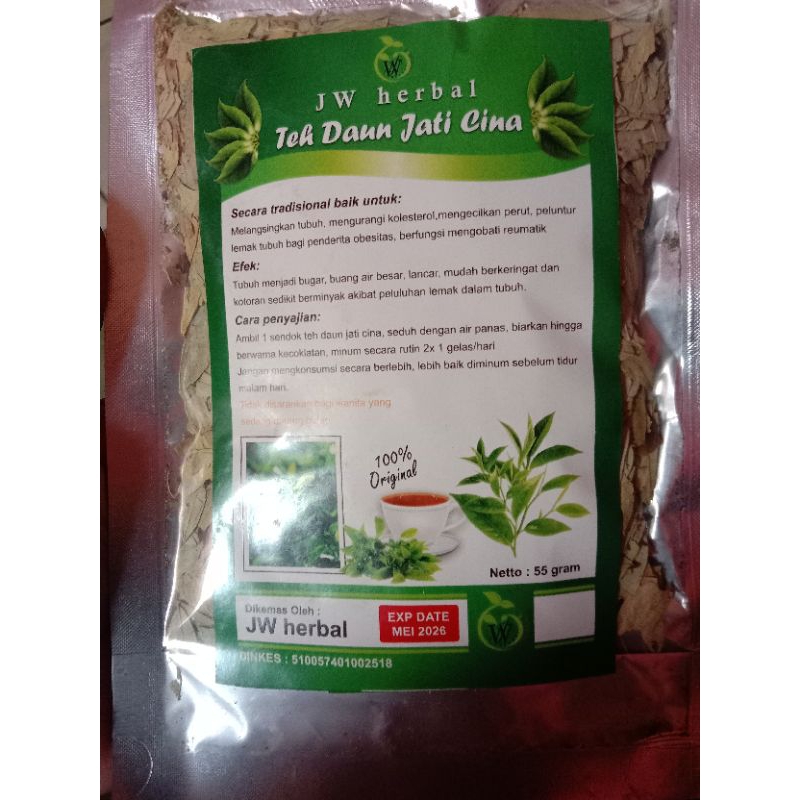 

TEH DAUN JATI CINA 55 GRAM