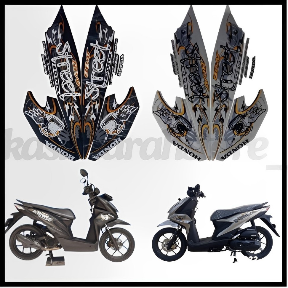 STIKER STRIPING STANDART HONDA BEAT STREET 2021 LIS BODY BEAT STREET 2021 TERMURAH