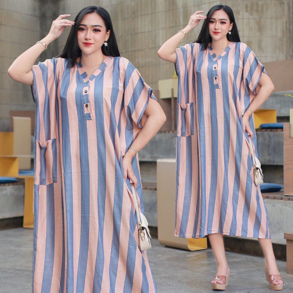 DASTER KIMOSA LOWO JUMBO MOTIF MOCA SALUR SANTUNG HALUS DASTER MODEL KELELAWAR JUMBO BATIK DASTER BA