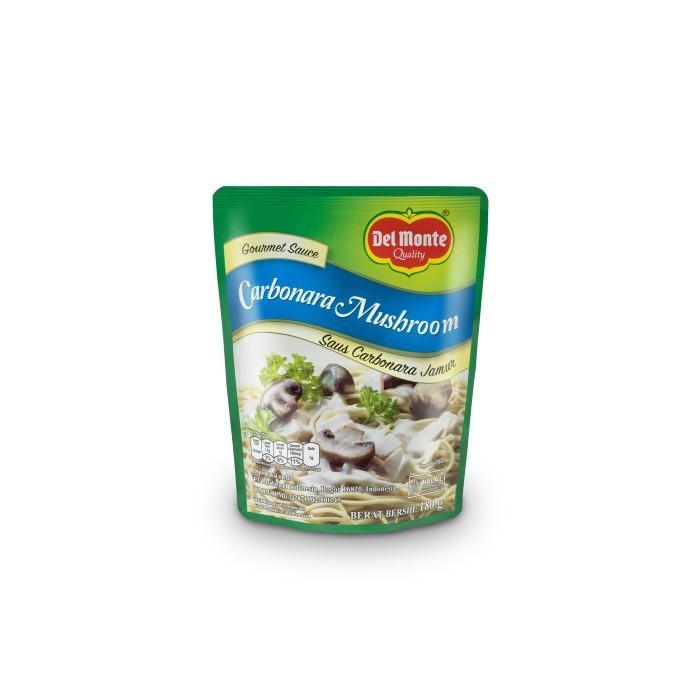 

Del Monte Carbonara Mushroom / Carbonara Mushroom Sauce Del Monte - 180 Gram