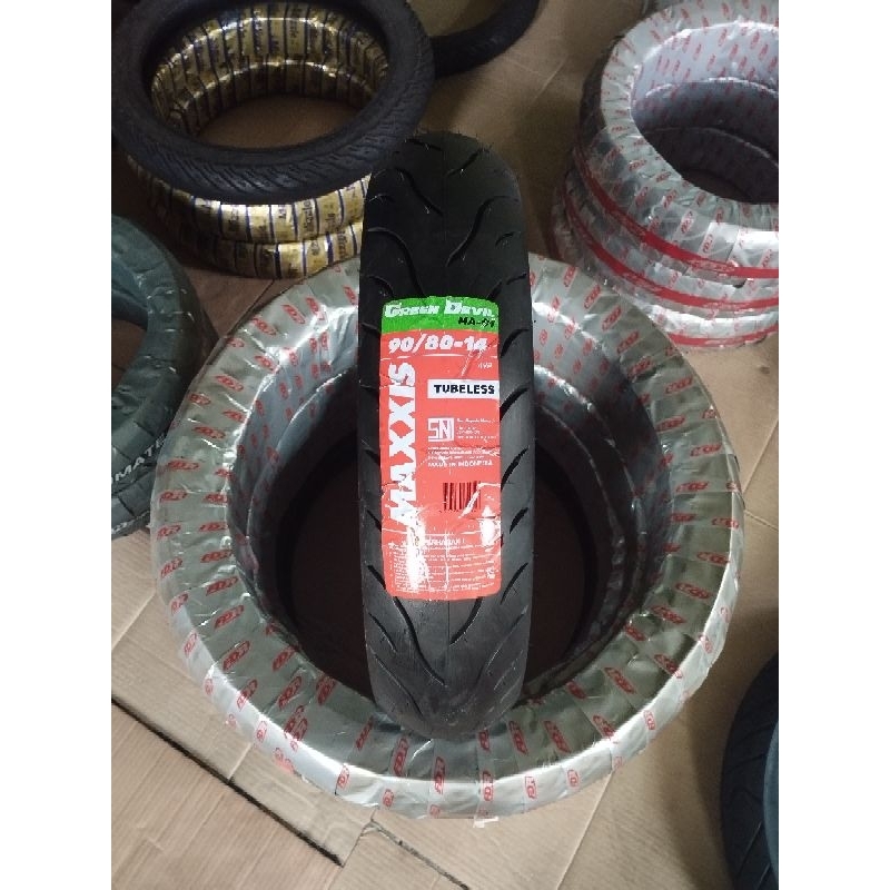 Ban Maxxis green devil 90 80 14 ban donat beat fi beat karbu mio j mio karbu