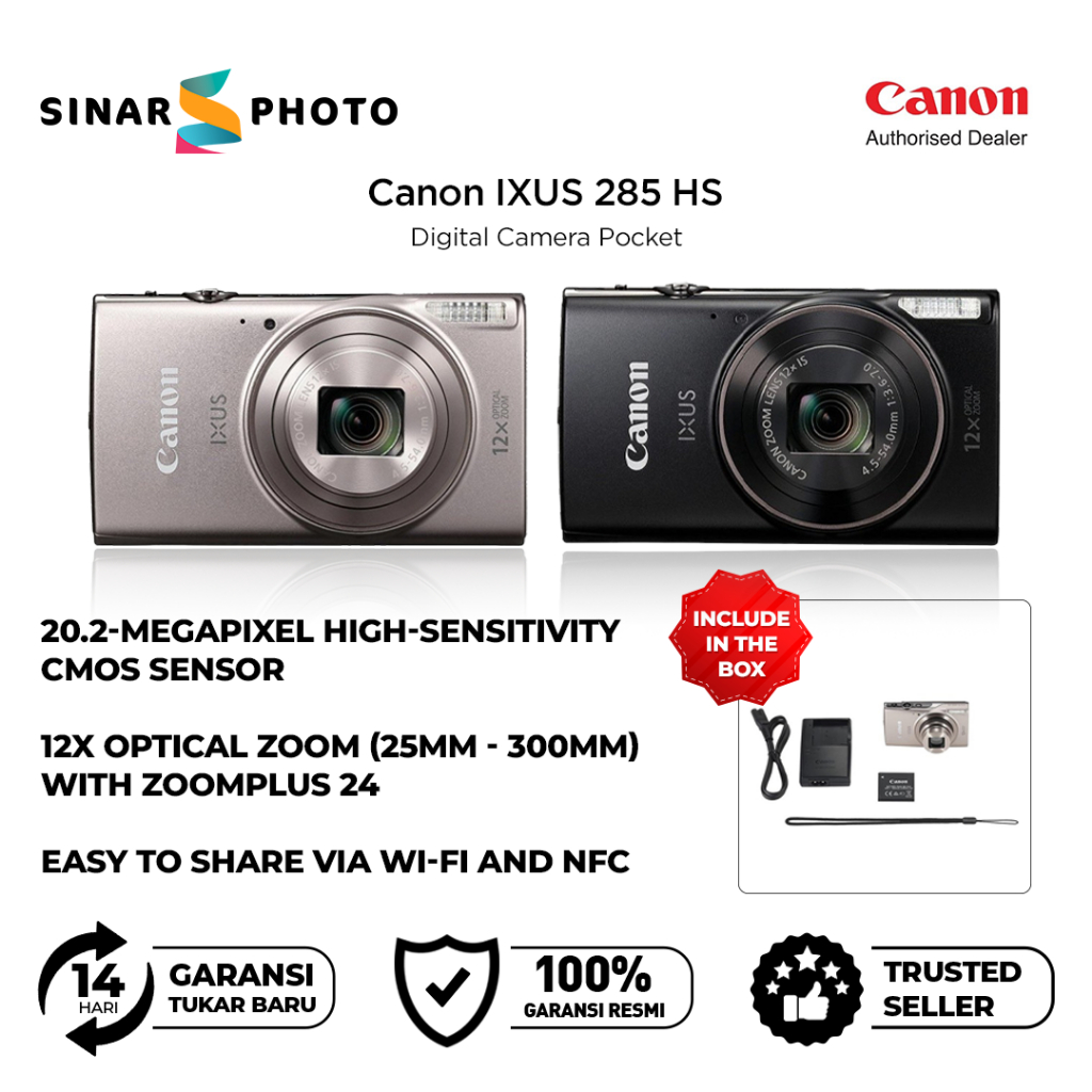 Canon Digital Camera Ixus 285 HS