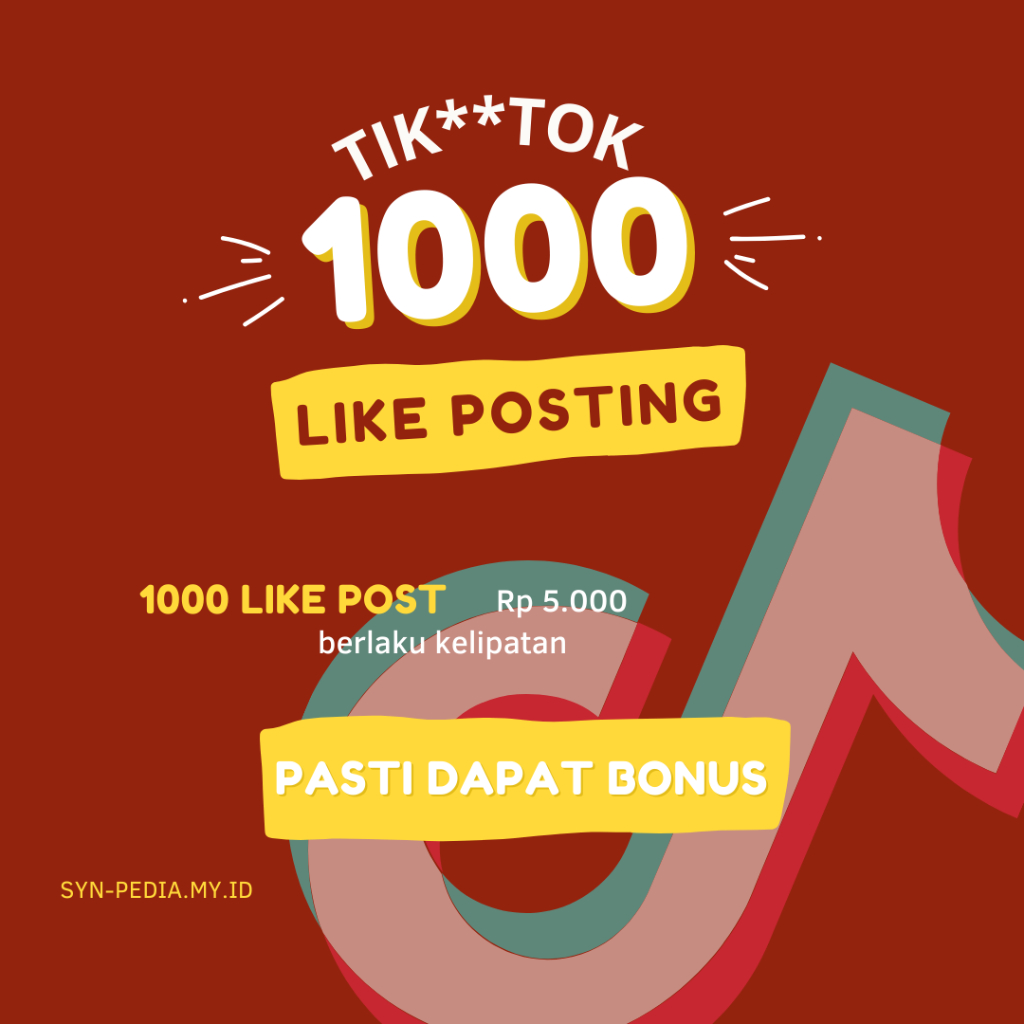 LIKES TiksToks Postingan auto FYP (Bergaransi/GoodQuality)